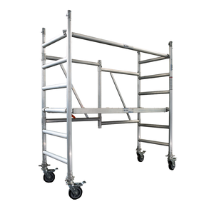 Torre di Ponteggio Mobile Cuplock in Lega di Alluminio a Doppia Larghezza, Design Moderno, Alta Resistenza alla Corrosione per Costruzioni Edili - Product Image 1