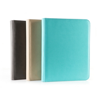 Album de cartes à collectionner en cuir PU A1 A3 A4 personnalisable de haute qualité pour jeux de société, avec 9 pochettes pour cartes