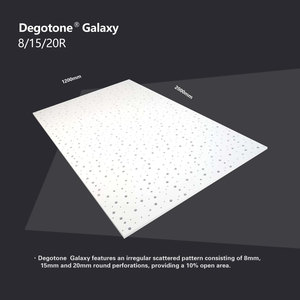 Tấm thạch cao âm thanh chất lượng cao cho trần nhà và hệ thống phân vùng 12x12mm lỗ vuông đục lỗ - Product Image 6