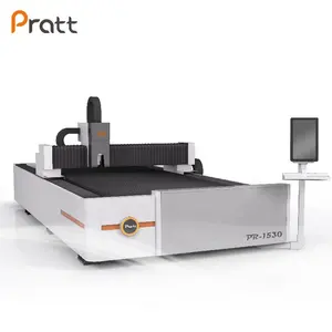Máquina de corte a laser de chapa metálica e tubo, 3015 fibra, 2kw, potência a laser Raycus, cortador a laser de alta precisão para cortes precisos