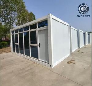 Maison préfabriquée à deux étages entièrement équipée, 2 à 4 chambres, cuisine, salle de bain, structure en acier détachable et extensible, salon en conteneur - Product Image 5