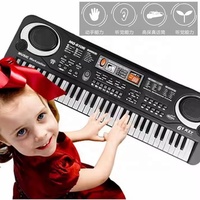 Hot Selling 61 Keys Piano Toys Kids Music Instrument With Microphone and USB Charging Line Keyboard Toys for Kid