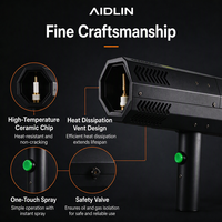 Pistolet à flamme portatif 200W DMX512, lance-flammes réel pour DJ, club, concert, mariage, effet de scène