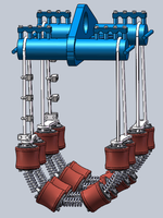 Nacelle de levage de canalisation DL1224, outil de levage et de voyage dans conduit, meilleur prix