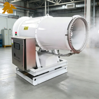 Canon à brouillard robuste et durable de 100 m avec buse en acier inoxydable pour l'élimination des poussières de matériaux en vrac dans les ports et terminaux