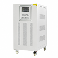Régulateur de tension automatique triphasé à enroulement en cuivre 100 kVA |   98% d'efficacité élevée, écran LCD |   Certifié CE et ISO9001