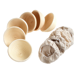 High Quality Eco-Friendly Natural Rattan Beige Oval Artisan <b>Bread</b> <b>Basket</b> Set Sourdough Proving Proofing <b>Bread</b> Rising <b>Basket</b> Oven - Product Image 2