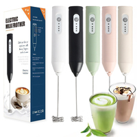 Nouveau Mini agitateur de café USB mousseur à lait électrique pour Latte/Cappuccino-fouet portable pour batteur à oeufs à la maison/au bureau