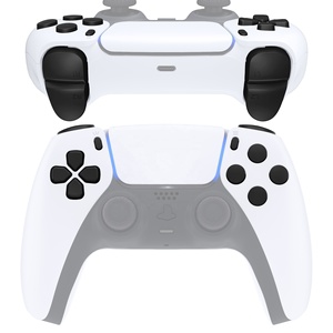Manette <span class=keywords><strong>PS5</strong></span> noire, ensemble complet de boutons Dpad Action <span class=keywords><strong>Share</strong></span> R1R2 L1L2, boutons d'épaule pour Playstation5, accessoires de manette de jeu - Product Image 2