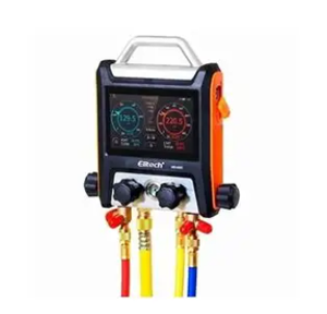 Manómetro Digital Inteligente Elitech MS-4000 de 4 Vías, Pantalla Táctil de 5 Pulgadas, Garantía OEM de 1 Año, Negro/Naranja/Plateado, China - Product Image 3