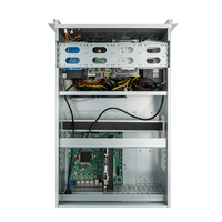 Boîtier de serveur IA 19 pouces, rackable industriel EATX ATX 6U, châssis de serveur GPU, compatible avec le refroidissement liquide
