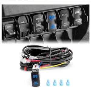 ชุดสายไฟสวิตช์สำหรับ UTV/ATV แบบรีเลย์หนึ่งต่อหนึ่ง พร้อมตัวนำไฟฟ้าแบบปลายเงิน ความยาว 200 ซม. ใช้ได้กับ Polaris RZR Ranger - Product Image 3