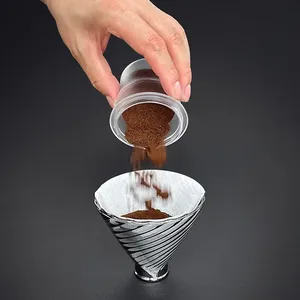 Taza Dosificadora de Café Transparente de 51/53/58 mm, Taza para Polvo de Café, para Delonghi E61, <span class=keywords><strong>Gaggia</strong></span>/Breville, Herramientas de Barista - Product Image 4