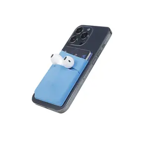 Lycra de poche ultra mince 3m pour téléphone portable, autocollant, en Lycra, pour pièces de monnaie d'affaires, étui de portefeuille intelligent, porte-cartes de haute qualité, pièces