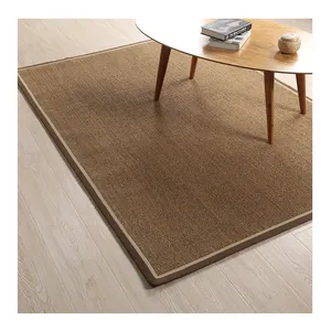 Cynthia beautiful border non-skid sisal carpet and rug