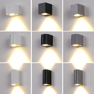 Lámpara LED Cuadrada para Exteriores, Ajustable, Impermeable, para Pared, Porche, Iluminación Arriba y Abajo - Product Image 4