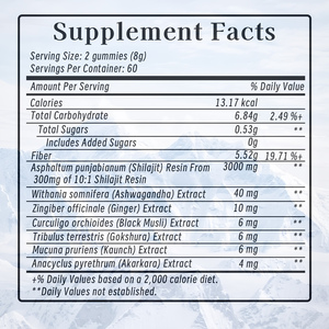 Gummies OEM Beauté Pure Shilajit de l'Himalaya Or avec Résine d'Asphaltum Punjabianum pour Booster l'Endurance, la Force et Réduire la Fatigue - Product Image 2