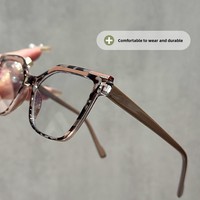 Lunettes presbyopes à monture carrée tendance, imprimé léopard, pour hommes et femmes, nouvelle arrivée, haut de gamme, anti-lumière bleue