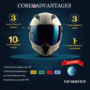 Vendita Diretta dalla Fabbrica Casco Integrale da Moto in Fibra di Carbonio Casco da Motocicletta con Certificazione DOT per Casco da Motocross - Product Image 5