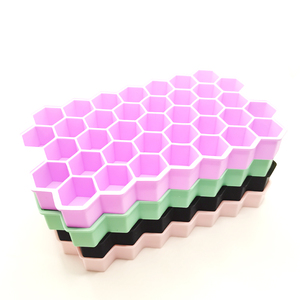 Tự làm 37 Di động Tổ ong Silicone Stackable <span class=keywords><strong>Ice</strong></span> Cube làm cho khay khuôn tổ ong đông lạnh <span class=keywords><strong>Ice</strong></span> lưới công cụ <span class=keywords><strong>Ice</strong></span> Cube khay - Product Image 1
