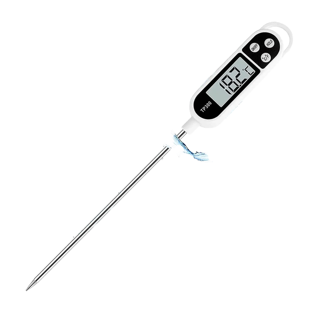 Digital Food Thermometer, Instant Read Meat Thermometer  Waterproof Kitchen Cooking Thermometer for  Milk & Liquid Temperature