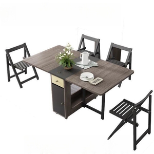 Tavolo pieghevole creativo e sedia set di tavoli da pranzo multiuso con sedia tavolo salvaspazio - Product Image 2