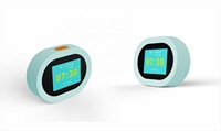 Assistant vocal intelligent IA, Alarme, Horloge minuteur, Écran tactile, Haut-parleur Wi-Fi, Lecteur de cartes TF/SD, Machine à bruit blanc avec 8 langues