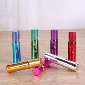 Botella de Vidrio Redonda de 10 ml de Alta Calidad para Perfume o Aceite Esencial, con Rodillo de Acero para Serigrafía - Product Image 5