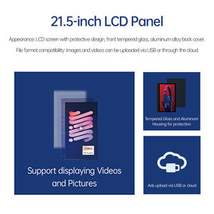 Panel de Pantalla LCD de 21.5 Pulgadas, Módulo de Acceso Personalizado, Sistema de Control de Acceso para Oficina, Torniquete de Reconocimiento Facial de Aleación de Aluminio para Gimnasio - Product Image 5