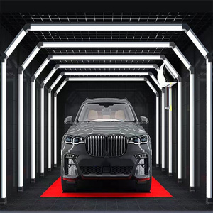 Cabine de polissage automobile haut de gamme et éclairage de tunnel d'<span class=keywords><strong>atelier</strong></span> Ac110v Ip65 Ledstrip Tunnel Light 200000 Lumens 200w Led Tunnel Light - Product Image 2
