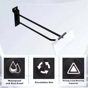 In Stock Rust-Resistant Slatwall <b>Hooks</b> - Hookei Heavy Duty Steel <b>Hooks</b> for Gift Shop Souvenir <b>Displays</b> Hot Sale - Product Image 3