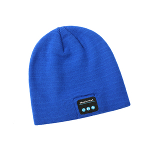 Chapeau d'hiver unisexe d'extérieur de haute qualité sans fil <span class=keywords><strong>bluetooth</strong></span> Beanie Earphone Music Beanie Hat pour femme Vente en gros - Product Image 2