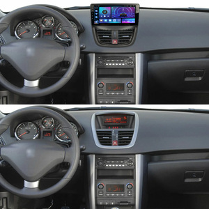 Navigateur <span class=keywords><strong>GPS</strong></span> haute définition 9 pouces pour 06-15 Peugeot <span class=keywords><strong>207</strong></span> Carplay Android Compatible tableau de bord grand écran inverse 1 an - Product Image 2