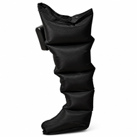 Appareil de massage des jambes par compression d'air, 5 chambres, 30-240 mmHg, double contrôleur, rechargeable, sans fil, pour les voyages