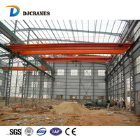 Pont roulant à double poutre QD personnalisé Dejun 5-50 tonnes, portée et hauteur de levage personnalisables, certifié CE pour usage industriel