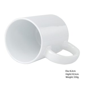 Pod sublank gốm cốc cà phê Trống Tùy Chỉnh cho tráng cup sứ bán buôn với xử lý đồng bằng 15OZ thăng hoa trắng <span class=keywords><strong>Mug</strong></span> - Product Image 2