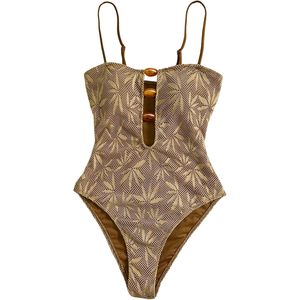 Maillot de bain une pièce personnalisé pour femme, coupe halter, découpes, échancré, extensible, idéal pour les vacances - Product Image 3