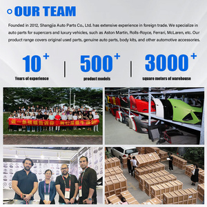 กันชนหลังมุมพลาสติกสีดำตัดมุมสำหรับ Aston Martin vantege 2016-2021 HY53-15A282-AE HY53-15A281-AE - Product Image 6
