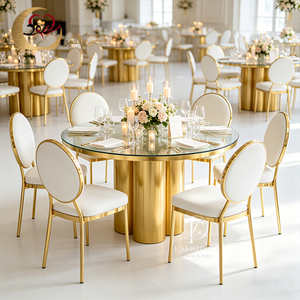 Silla de Comedor de Lujo con Cojín de Terciopelo y Acero Inoxidable, para Sala de Estar, Apartamento, Eventos al Aire Libre, Muebles Modernos de Doble Uso para Hotel - Product Image 4