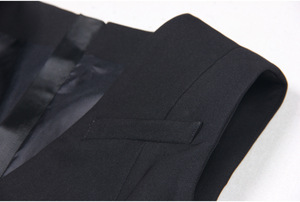 <span class=keywords><strong>Mini</strong></span> <span class=keywords><strong>Abito</strong></span> Corto da Donna Senza Maniche a <span class=keywords><strong>Doppio</strong></span> <span class=keywords><strong>Petto</strong></span> con Scollo a V in Tinta Unita Casual di Ultima Moda - Product Image 6