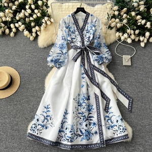 elegant one piece dress for women Chic Floral One