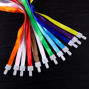 Lanières en polyester de haute qualité, lanières en vrac <span class=keywords><strong>pour</strong></span> badges d'identification, clés, plates avec boucle en ABS, porte-badge en plastique - Product Image 3