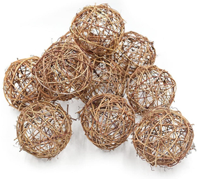 Tự Nhiên Wicker Khô Grapevine Nho Quả Bóng Hình Hoa Bình Phụ Wedding Đảng Bảng Trang Trí Giáng Sinh X'mas Vườn - Product Image 1