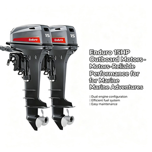 Moteur marin 2 temps 15 CV à refroidissement par eau, arbre long, compatible avec les bateaux de pêche – Approvisionnement direct usine - Product Image 3