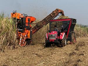 Machine de culture de la canne à sucre avec boîte de vitesses multifonctionnelle 4200 kg pour tracteurs, testée et certifiée, fabriquée en Inde - Product Image 6