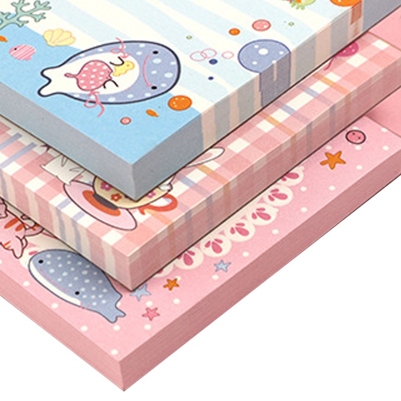 Клейкие канцелярские товары, липкий блокнот для записей, планировочный лист, Закладка, ярлык, милые праздничные товары в виде животных, рыбок, план, офисные и школьные принадлежности