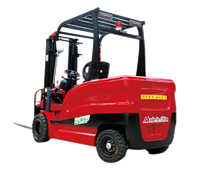 Chariot élévateur électrique autoporté BCZX 2 tonnes, batterie lithium-ion, pneus pleins en caoutchouc, élévateur automatique, mât à 3 sections