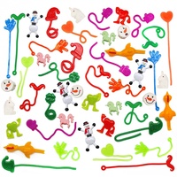 Jouets de farces anti-stress extensibles et collants pour grimper aux murs, à lancer, avec motifs citrouille, fantômes, toile d'araignée, pour Noël et la Saint-Valentin