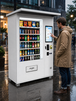 Distributeur automatique de collations intelligentes personnalisé, fonction SDK, gestion basée sur le cloud, options de paiement multiples, commerce de détail, bureau, école