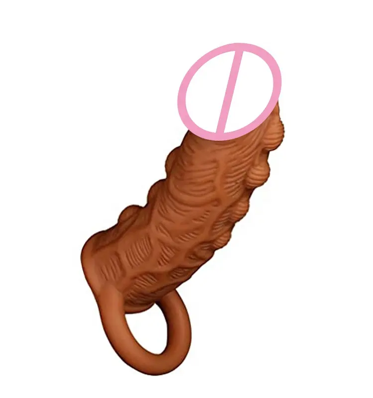 Yanse Factory Großhandel Männliche Verzögerung Produkte Dick Extender Paare Sexspielzeug Penis Protector Dick Cover Wieder verwendbare Kondome für den Menschen